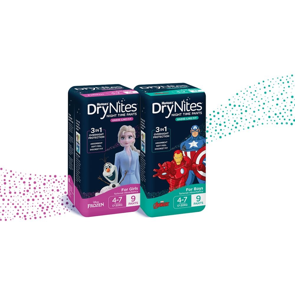 Huggies DryNites – Overnight Nappies for Kids