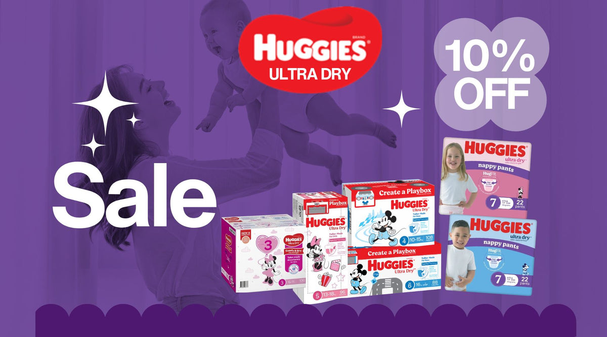 10% Off Huggies Ultra Dry Nappies and Nappy Pants