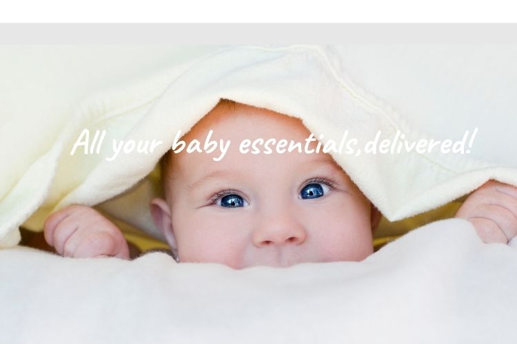 All your Baby Essential Delivered Mobile Image | The Nappy Shop