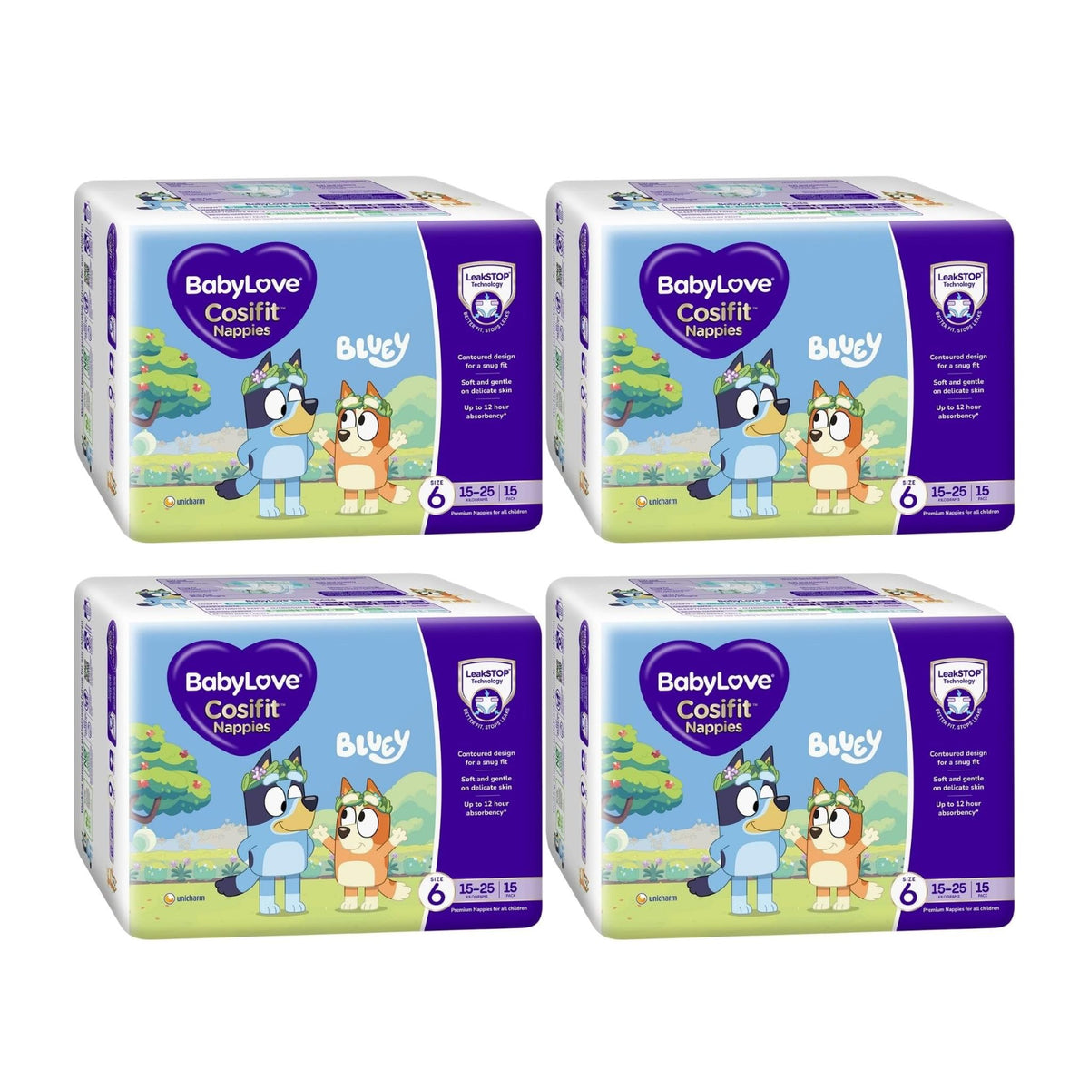 BabyLove Cosifit Size 6 Junior nappies 15–25kg - The Nappy Shop