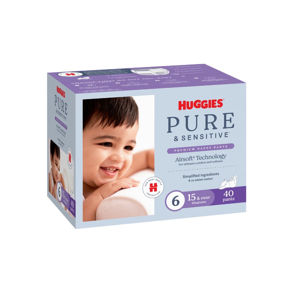 Huggies Nappy Pants Pure &amp; Sensitive - 40 Pack
