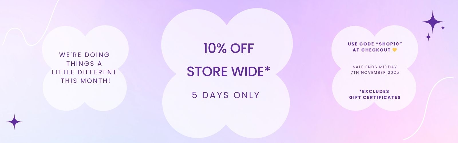10% Off Storewide – 5 Days Only at The Nappy Shop Australia. Use code SHOP10 to save on nappies, wipes, and baby essentials this November.