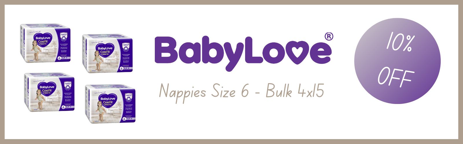 Image of 10% Off Babylux Size 6 Nappies 