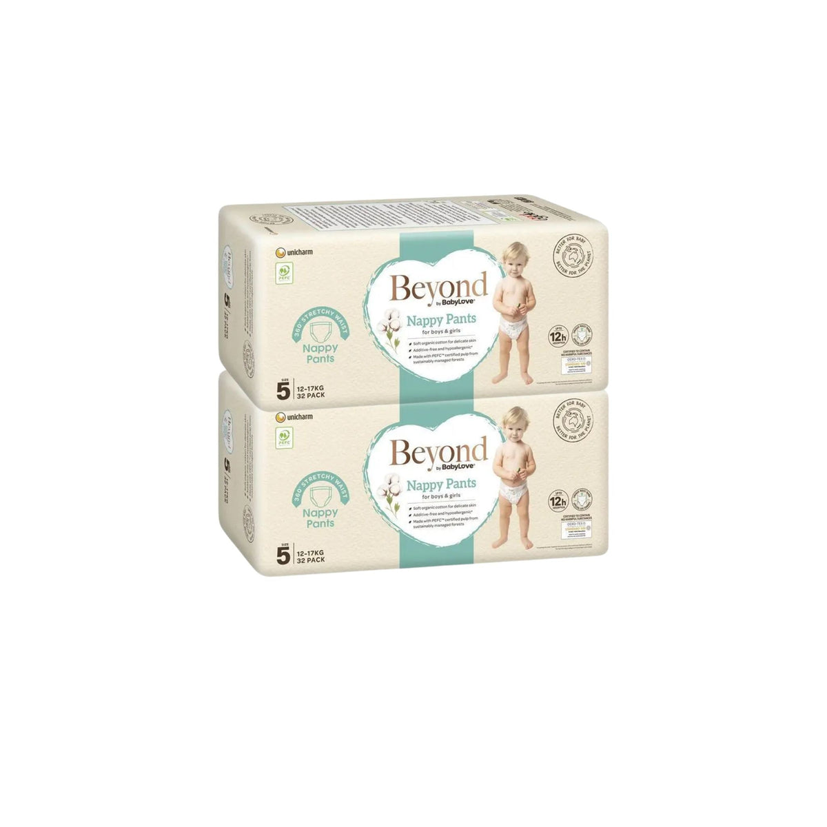 BabyLove Beyond Nappy Pants Size 5 - Bulk 2x32 - The Nappy Shop