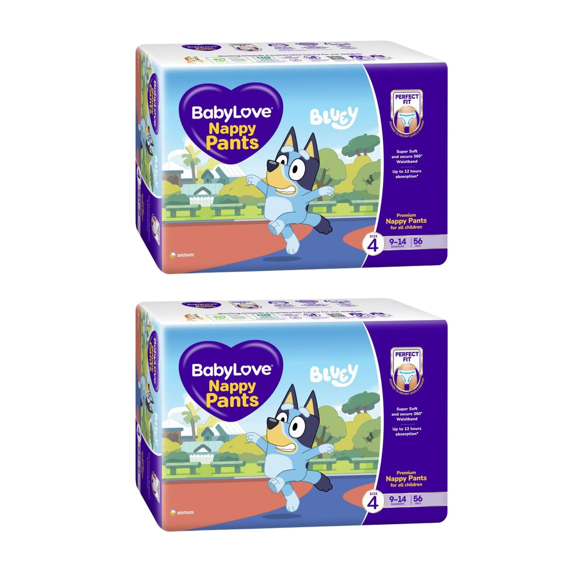 BabyLove Nappy Pants Toddler 9-14kg - Bulk 2x56 - The Nappy Shop