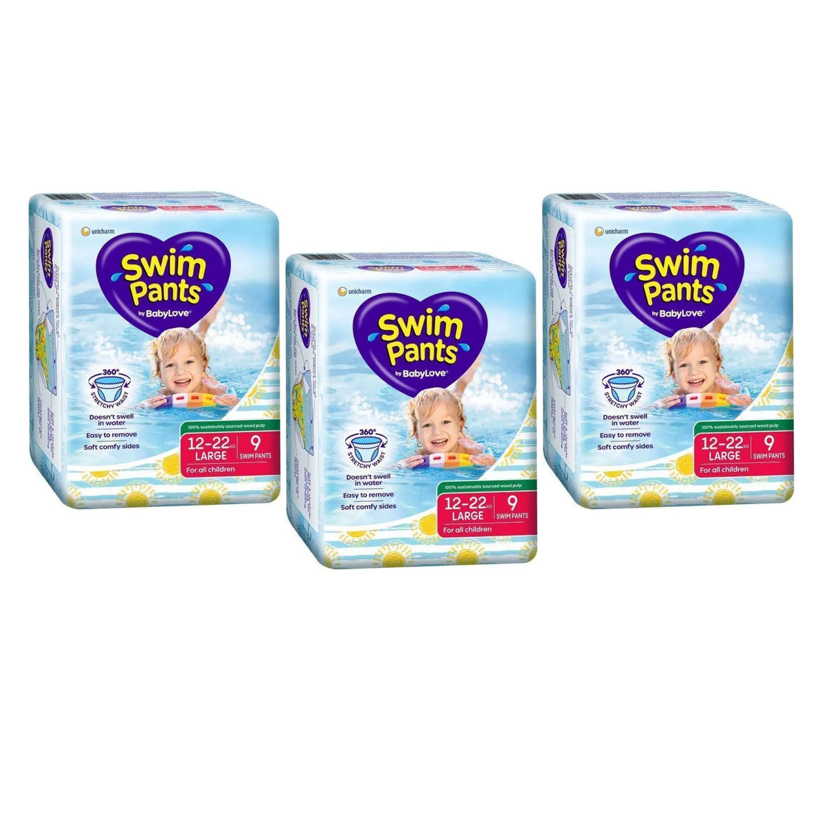 BabyLove Swim Pants Large - Bulk 3x9 - The Nappy Shop