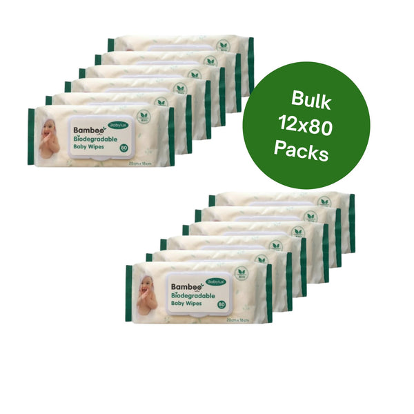 Babylux Baby Wipes Bulk 12x80 The Nappy Shop