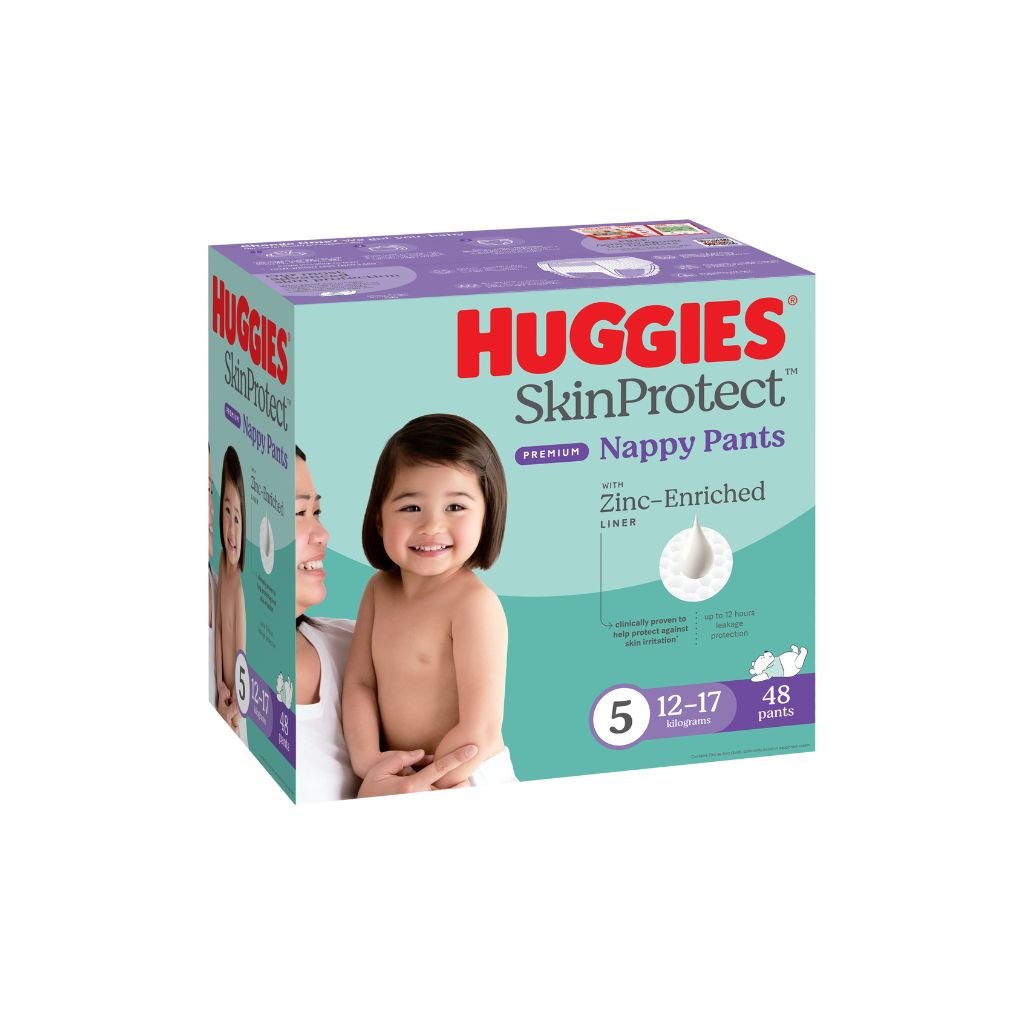 Huggies Nappy Pants Skin Protect Size 5 – 48 Pack - The Nappy Shop