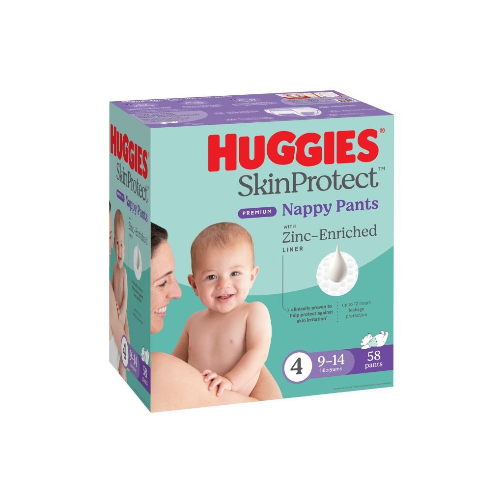 Huggies Skin Protect Nappy Pants Size 4 - 58 Pack - The Nappy Shop