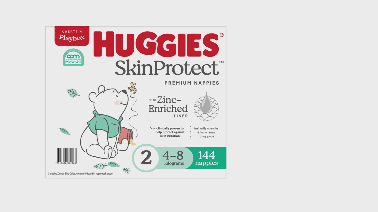 Huggies Skin Protect Nappies Size 1 Newborn Bulk 144 Pack – soft, gentle nappies for newborn babies available at The Nappy Shop