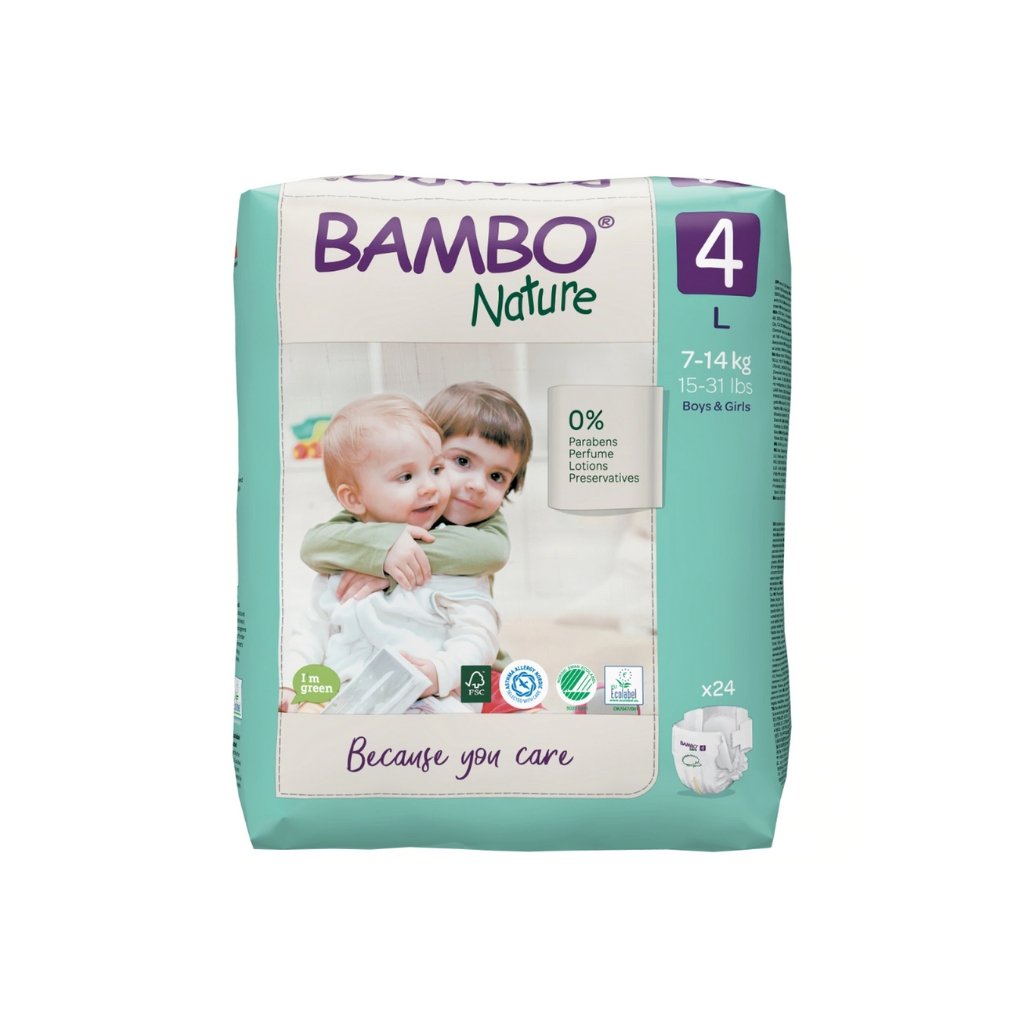 Bambo Nature Nappies Size 4 - 24 Pack - The Nappy Shop