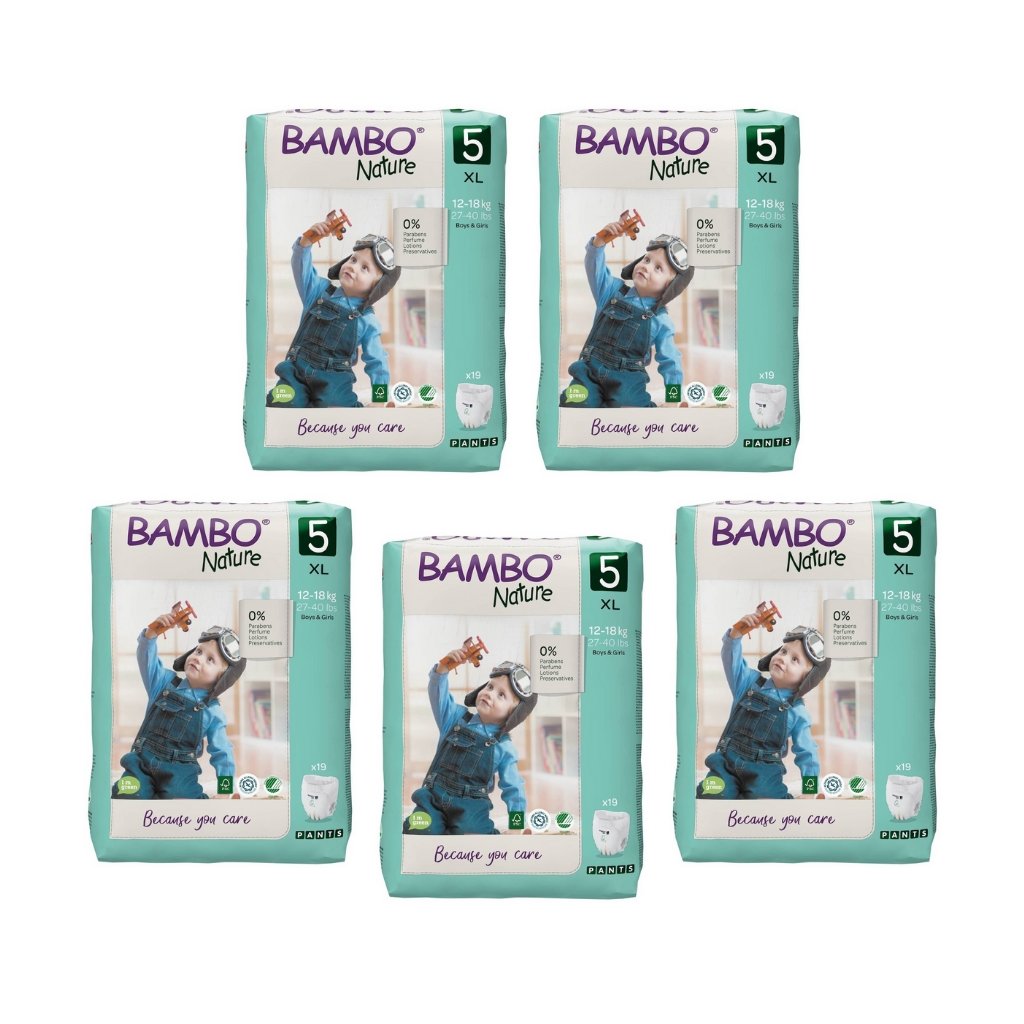 Bambo Nature Nappy Pants Size 5 - Bulk 5x19 - The Nappy Shop