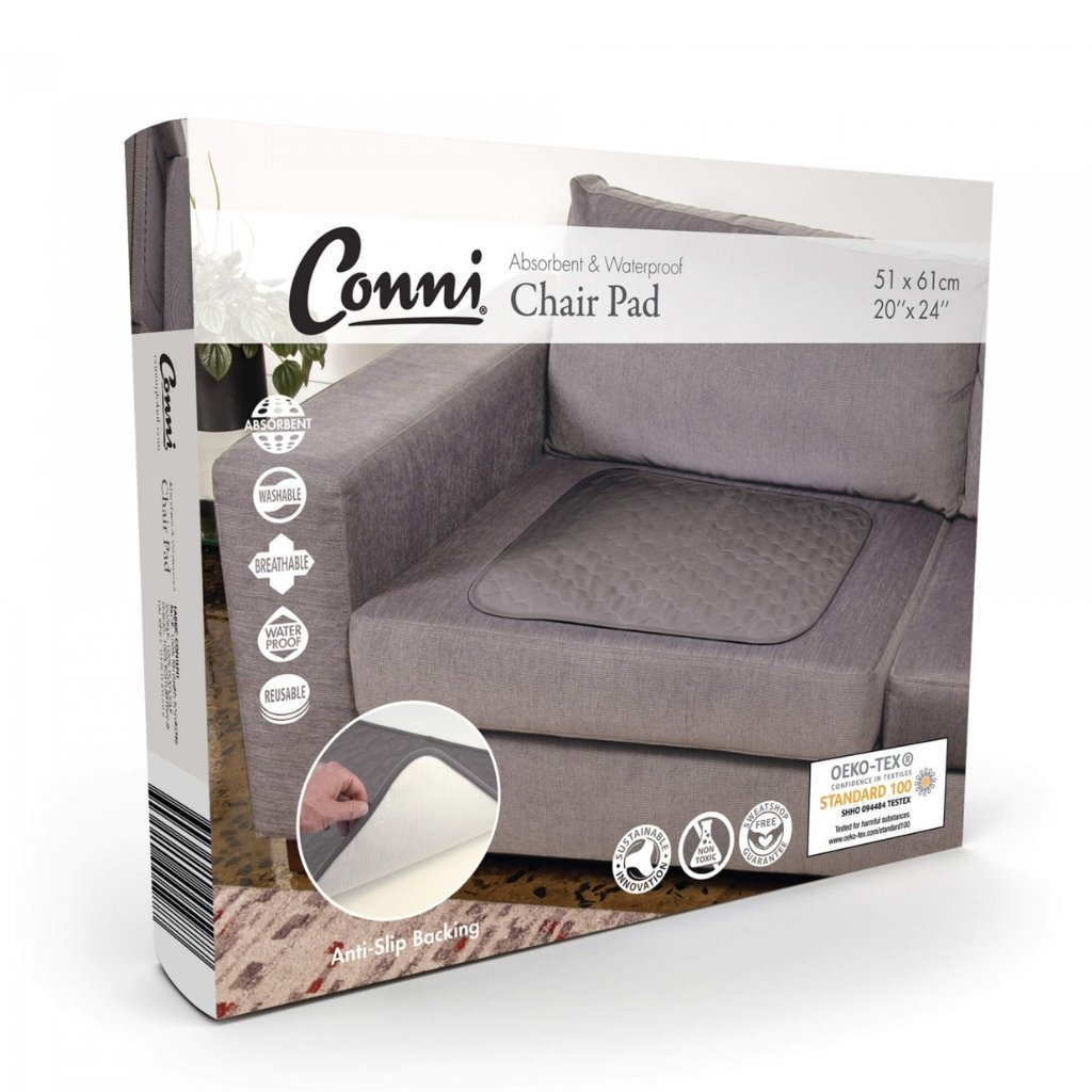 Conni Chair Pad - Charcoal - The Nappy Shop