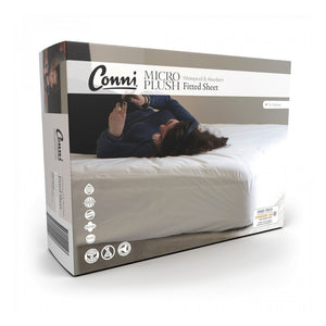 Conni Micro-Plush Waterproof Fitted Sheet - Single - The Nappy Shop