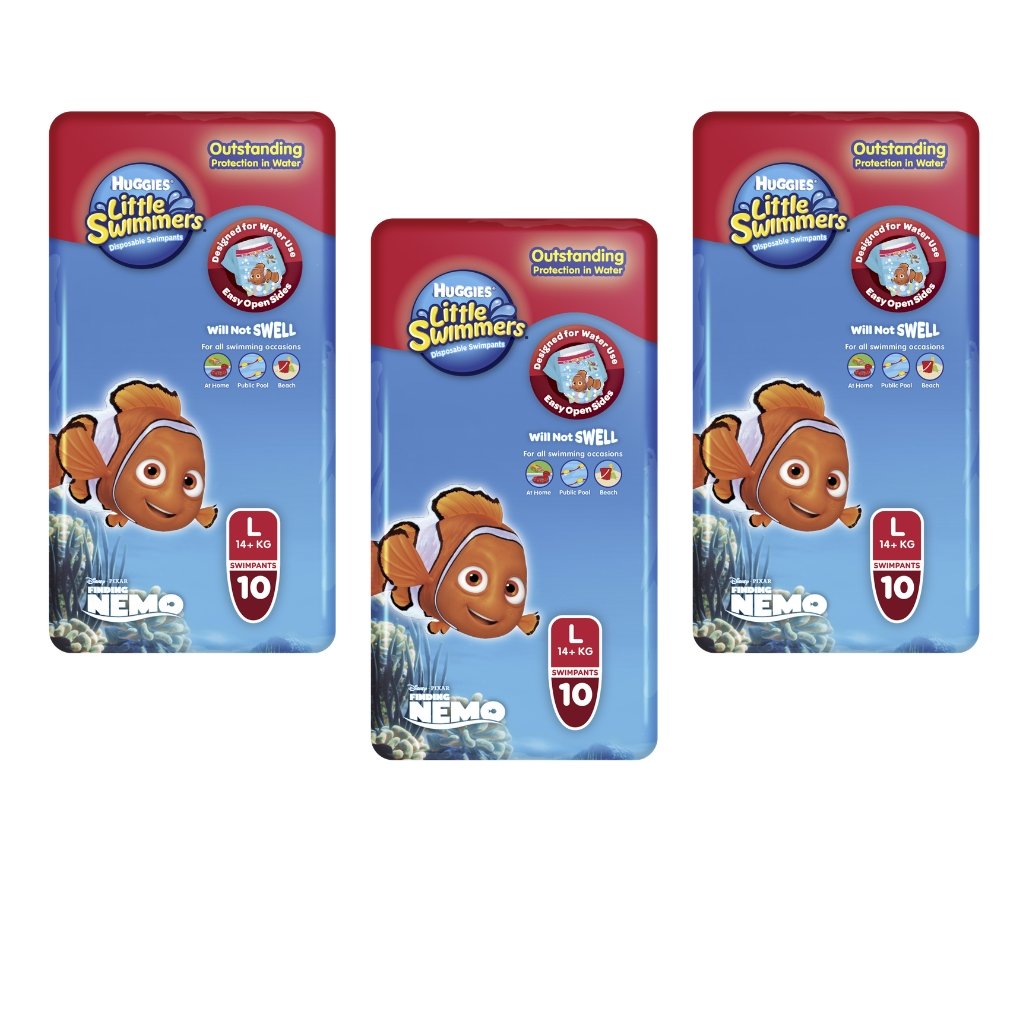 Huggies Little Swimmers Large - Bulk 3x10 - The Nappy Shop