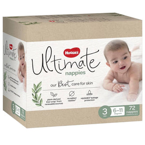 Huggies Ultimate Nappies Size 3 - 72 Pack - The Nappy Shop