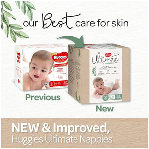 Huggies Ultimate Nappies Size 3 - 72 Pack - The Nappy Shop