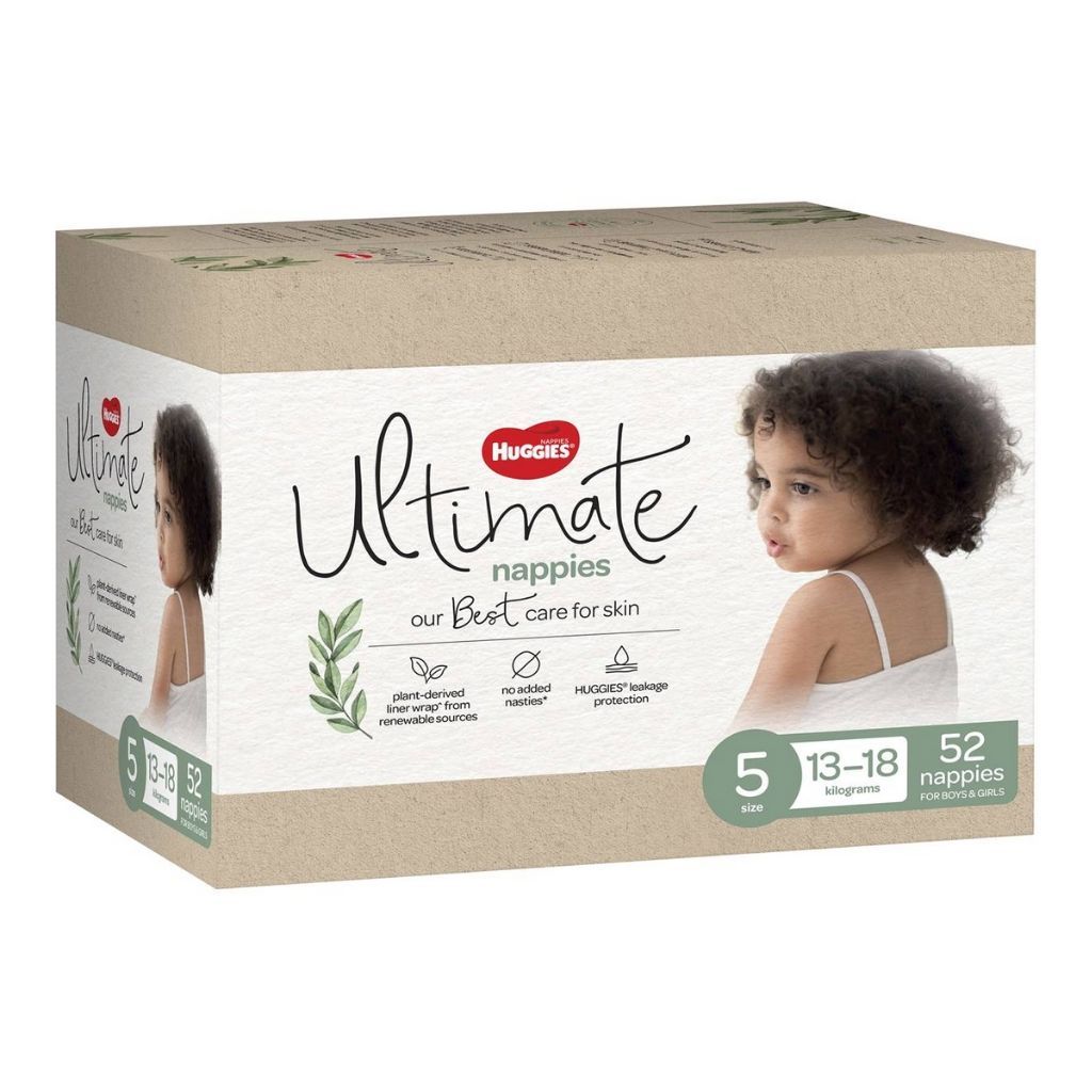 Huggies Ultimate Nappies Size 5 - 52 Pack - The Nappy Shop