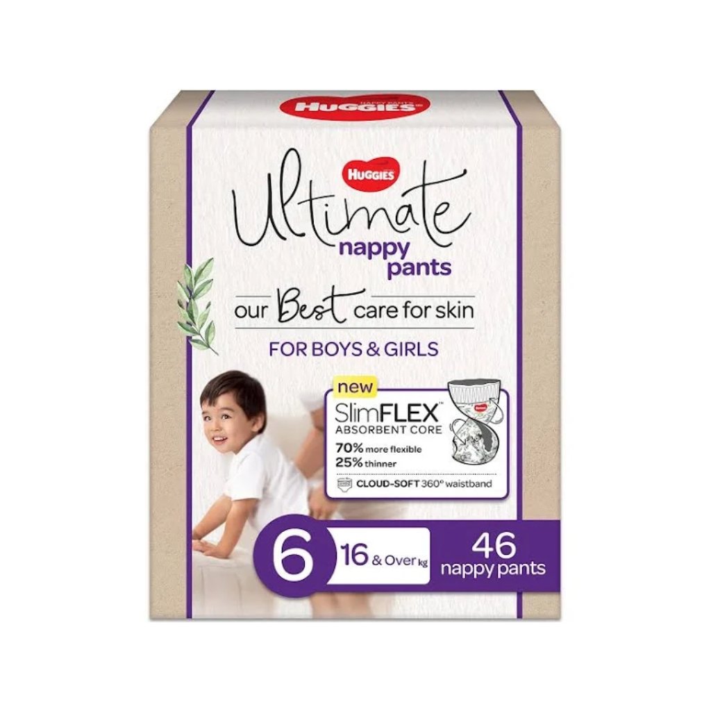 Huggies Ultimate Nappy Pants Size 6 - 46 Pack - The Nappy Shop