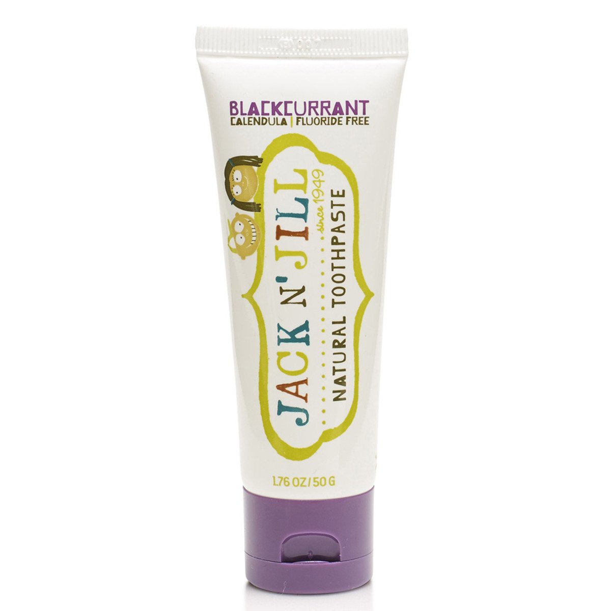 Jack N Jill Natural Calendula Toothpaste Blackcurrant 50g - The Nappy Shop