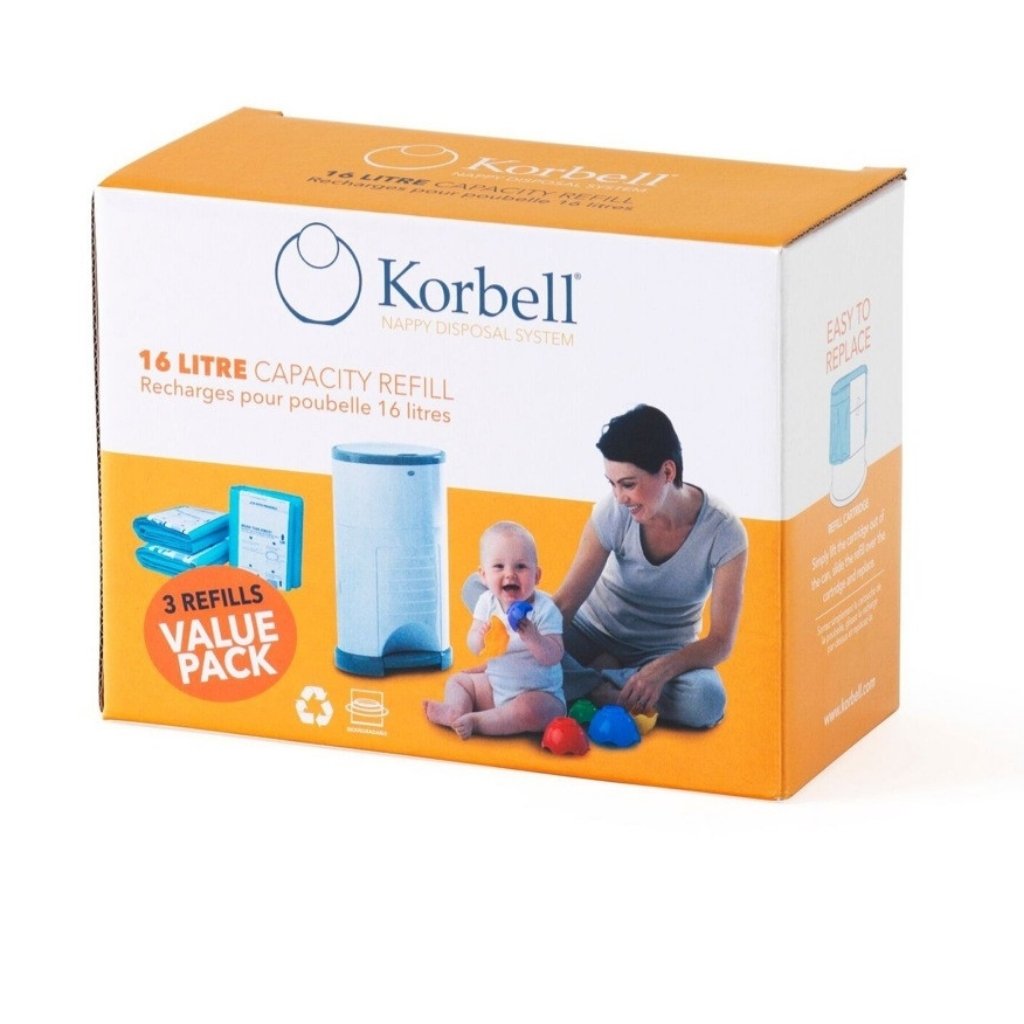 Korbell Nappy Disposal Bin Liner - 3 Pack - The Nappy Shop