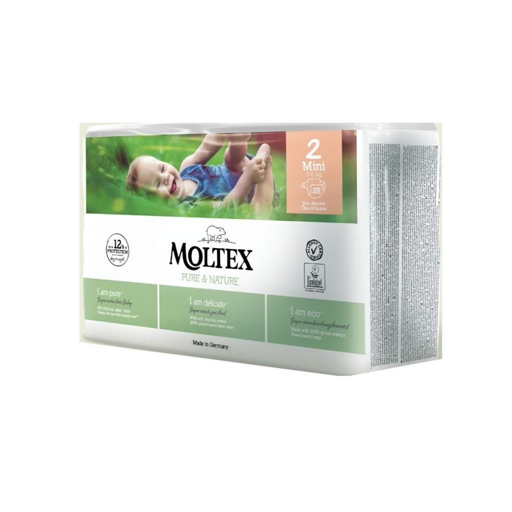 Moltex Nature Nappies Size 2 - 38 Pack - The Nappy Shop