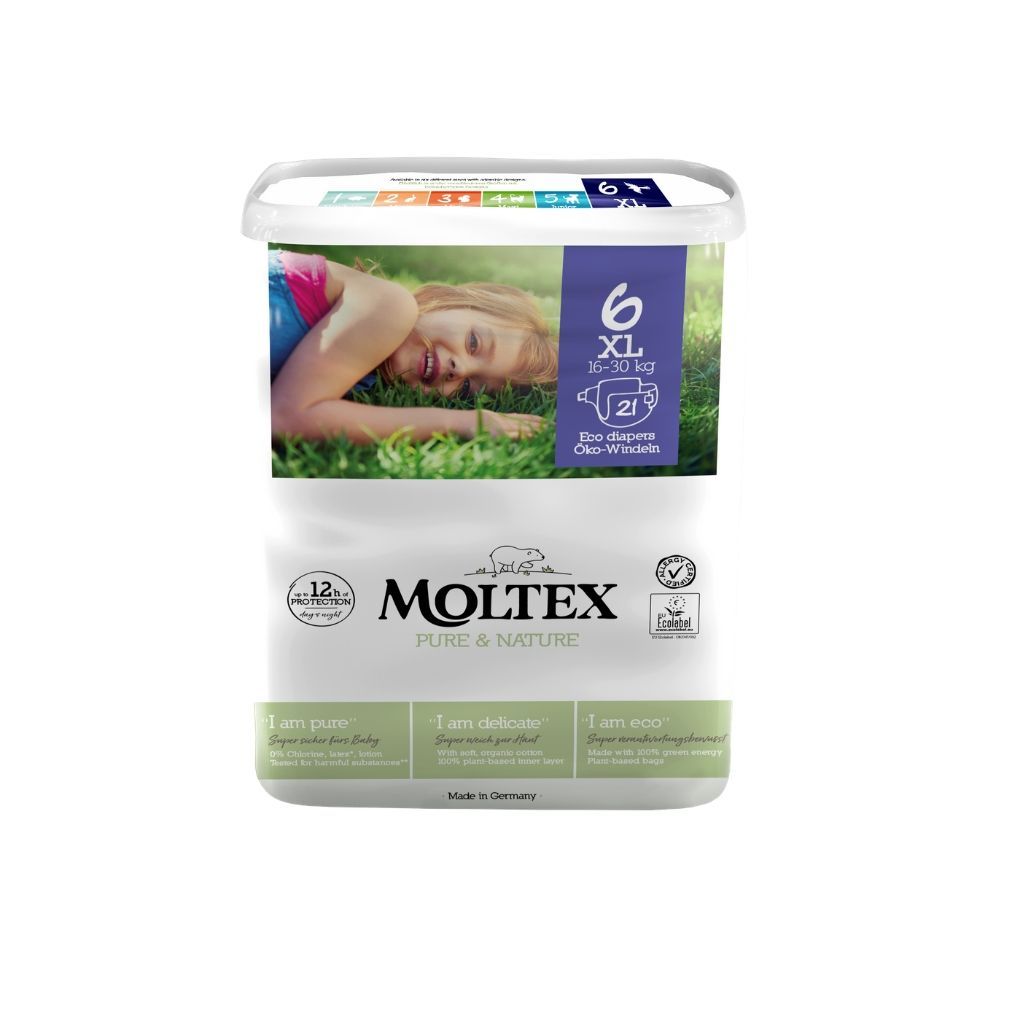 Moltex Nature Nappies Size 6 - 21 Pack - The Nappy Shop