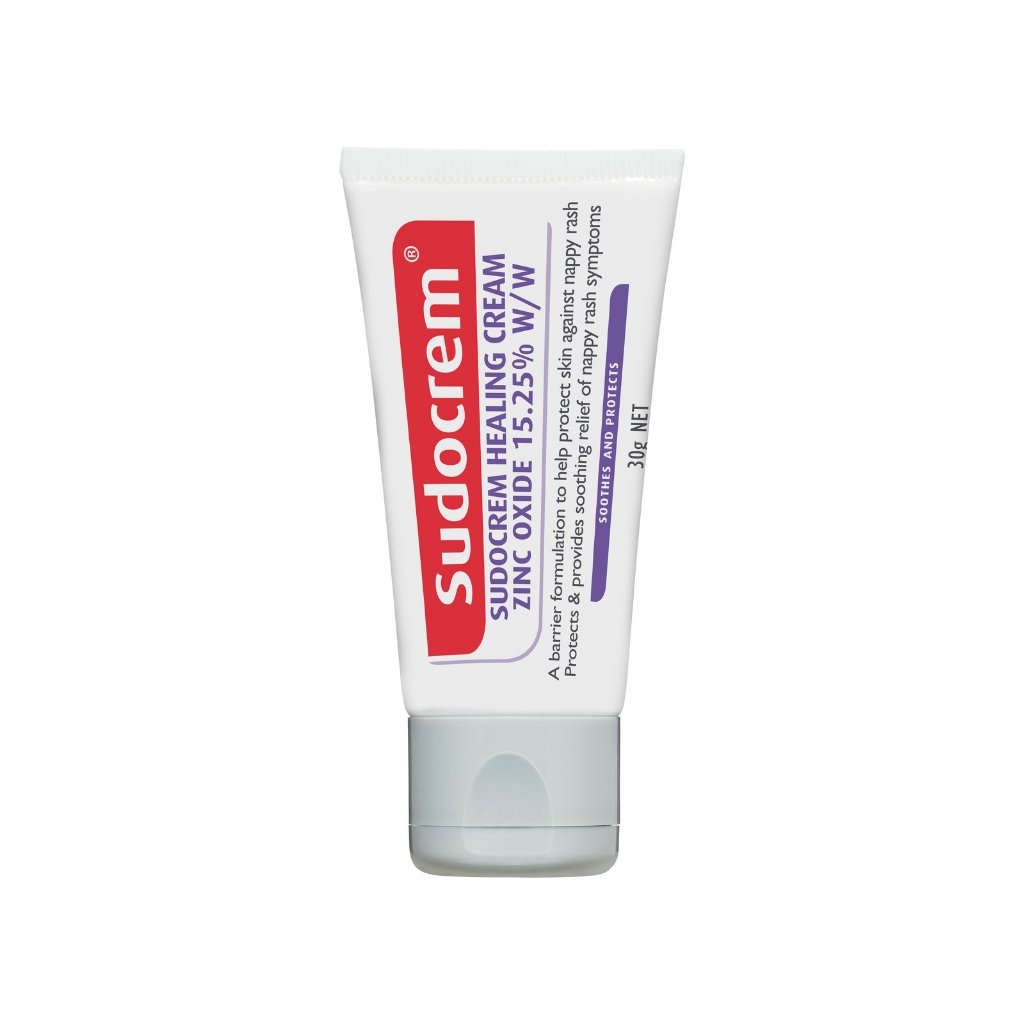 Sudocrem 30g travel size tube – nappy rash cream for babies at The Nappy Shop