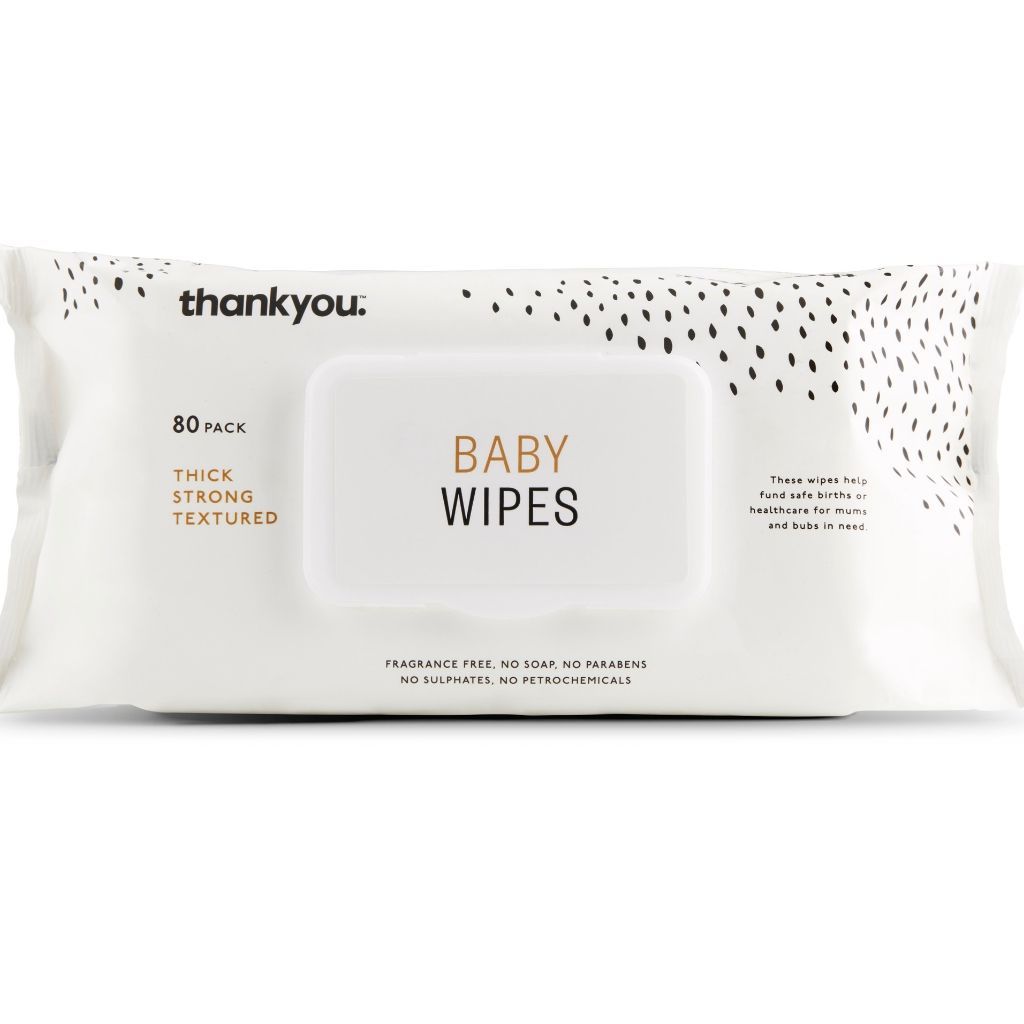 Thankyou Thick Baby Wipes BULK 12x80 - The Nappy Shop